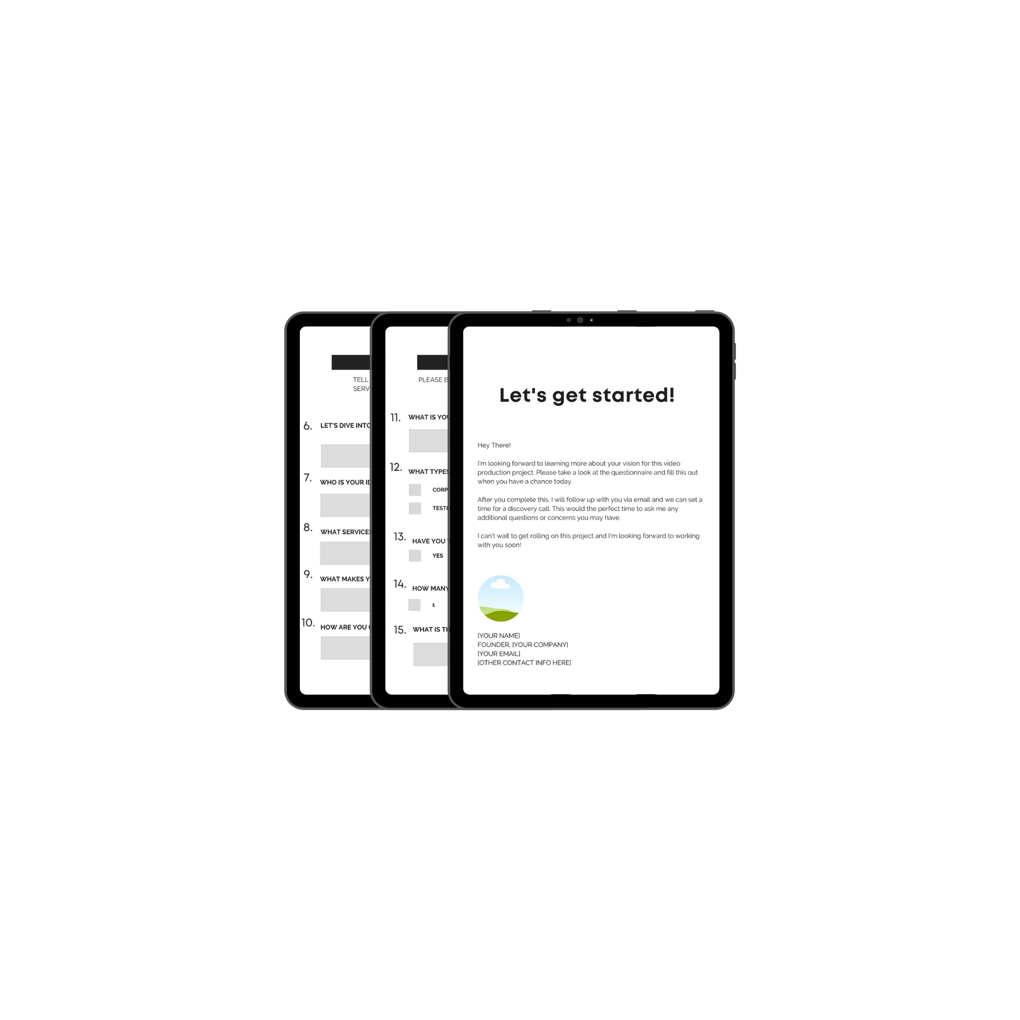 Customizable Video Questionnaire